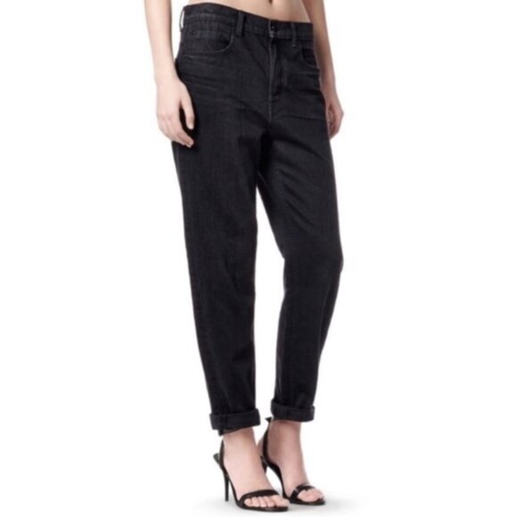 NEW ALEXANDER WANG Women’s Slim Leg Jeans – Faded Black Size 25 x 32 - Picture 1 of 9